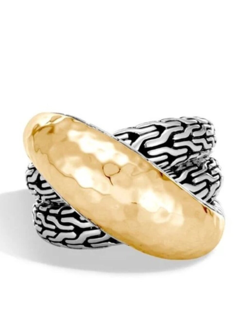 JOHN HARDY CLASSIC CHAIN CROSSOVER RING - Picture 2 of 11